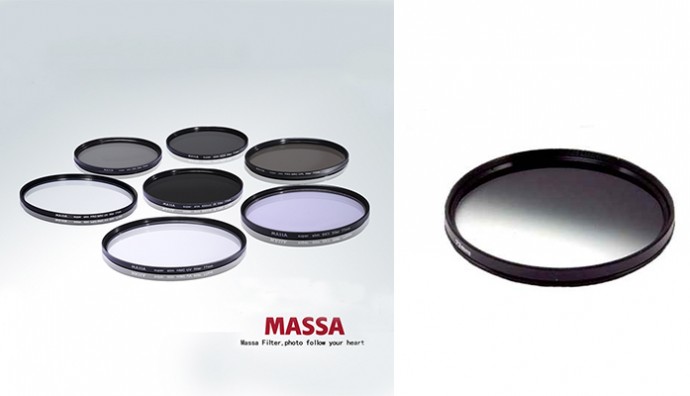 Нейтрально-серый градиентный светофильтр Massa 58mm.